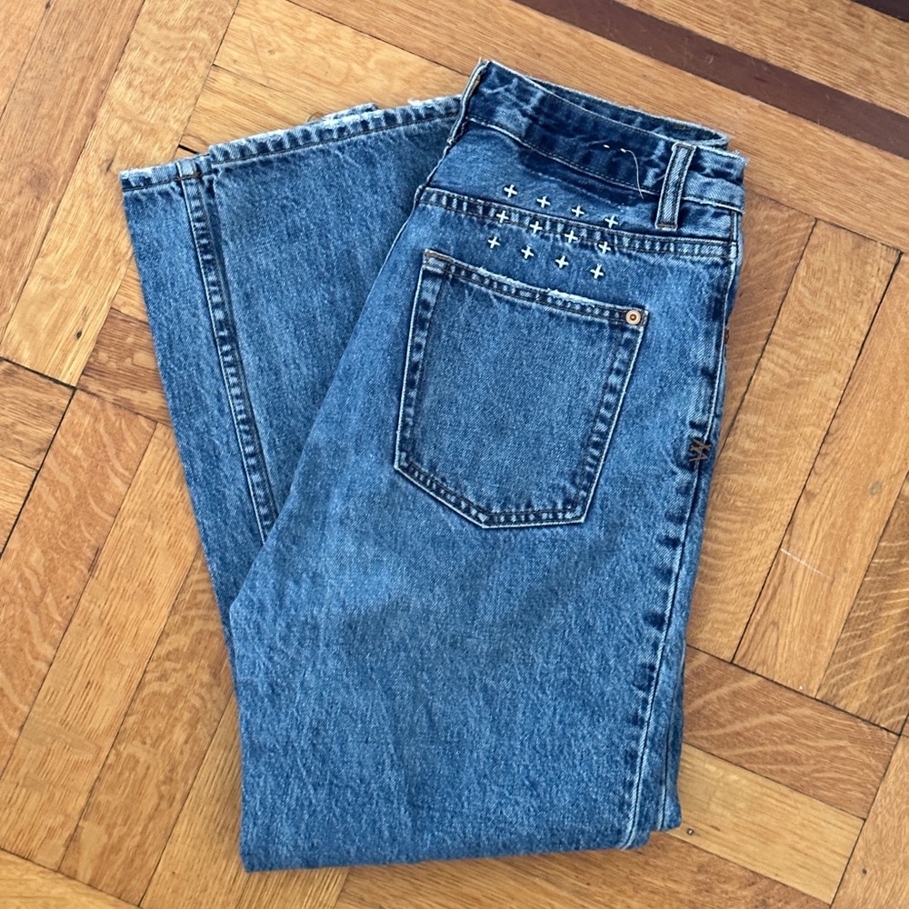 Ksubi women’s light stone wash jeans